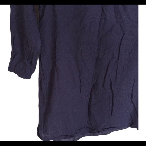 FOREVER 21 Boho Lace Tunic Dress With Back Zipper Detail Navy Blue Girl 5-6Y - Picture 5 of 10